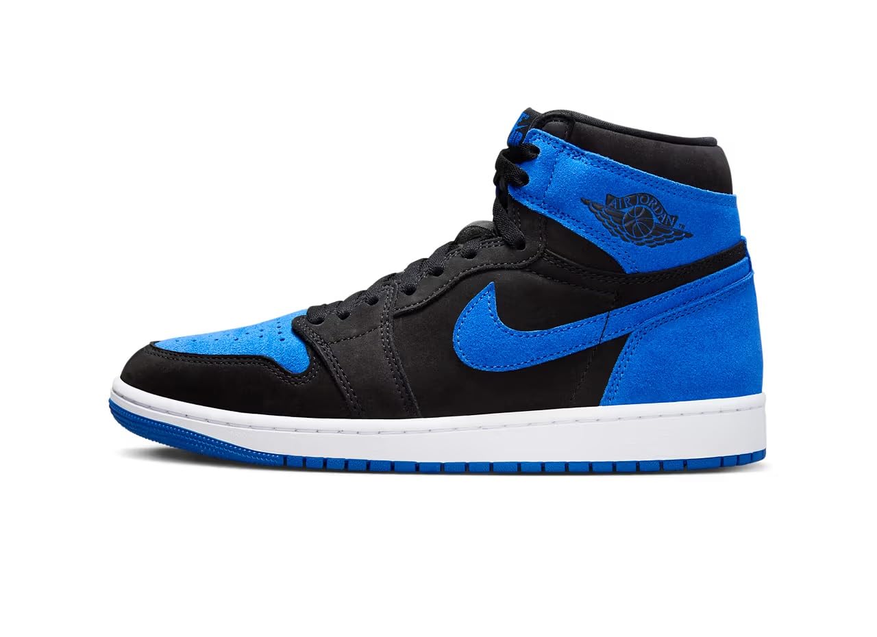 Nike Men's Air Jordan 1 Retro High OG Sneaker Black/Royal Blue/White