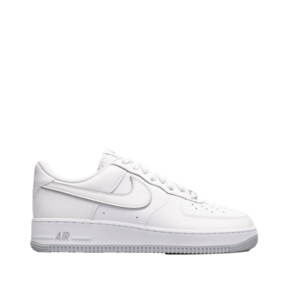 Nike Air Force 1 '07 Mens Shoes White Grey Wolf White White