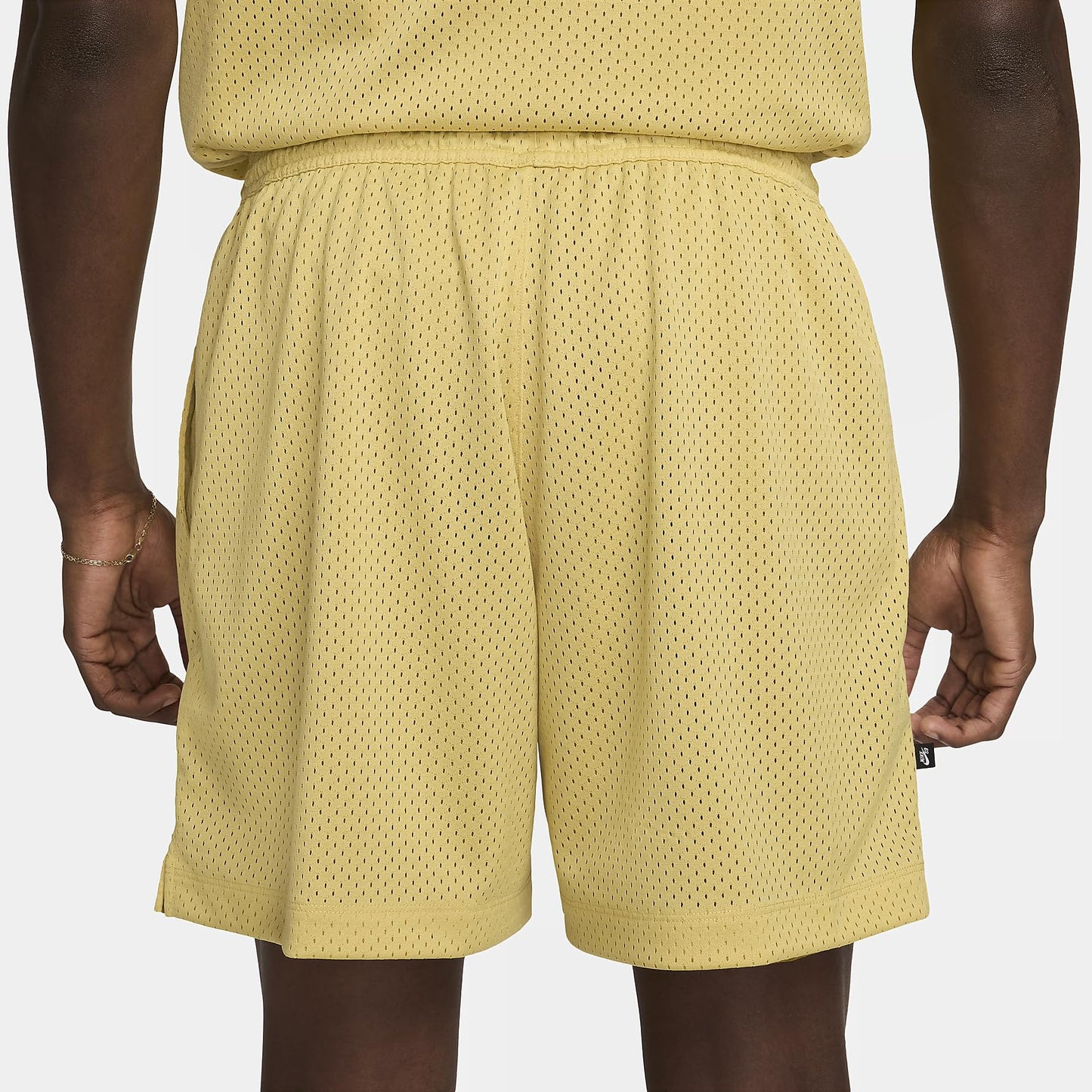 Nike SB Reversible Basketball Skate Shorts Saturn Gold - Bronzine
