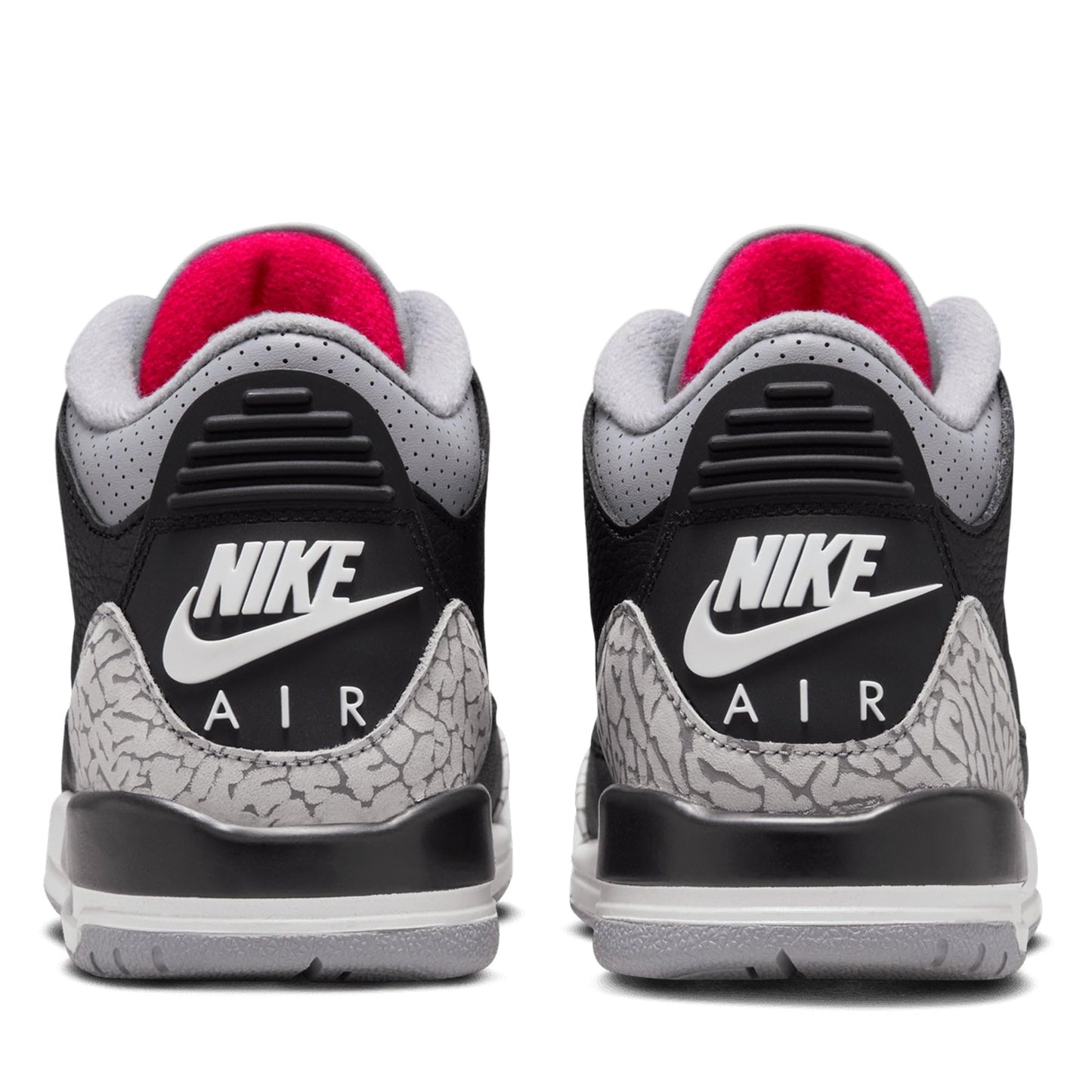 Nike Kids' Air Jordan 3 Retro Shoes Black/White/Dark Charcoal