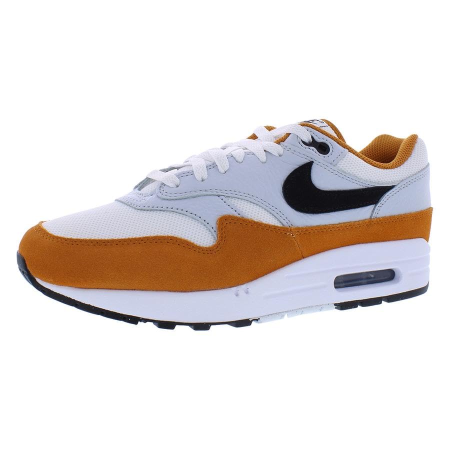 Nike Men's Air Max 1 Shoes White Monarch Pure Platinum Black
