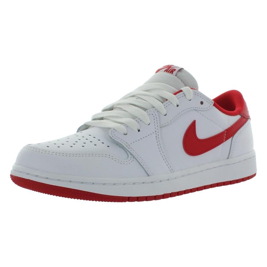 Nike Air Jordan 1 Retro Low OG - White / University Red / White