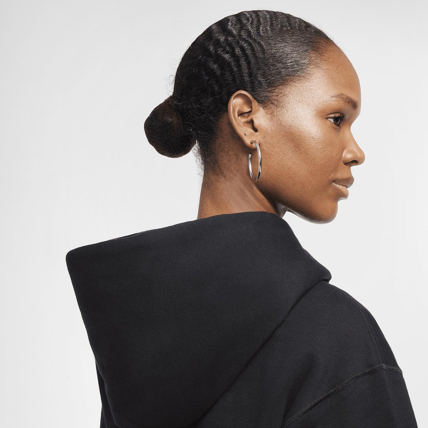 Nike SB Skate Fleece Pullover Hoodie (FV7400-010, Black/White)