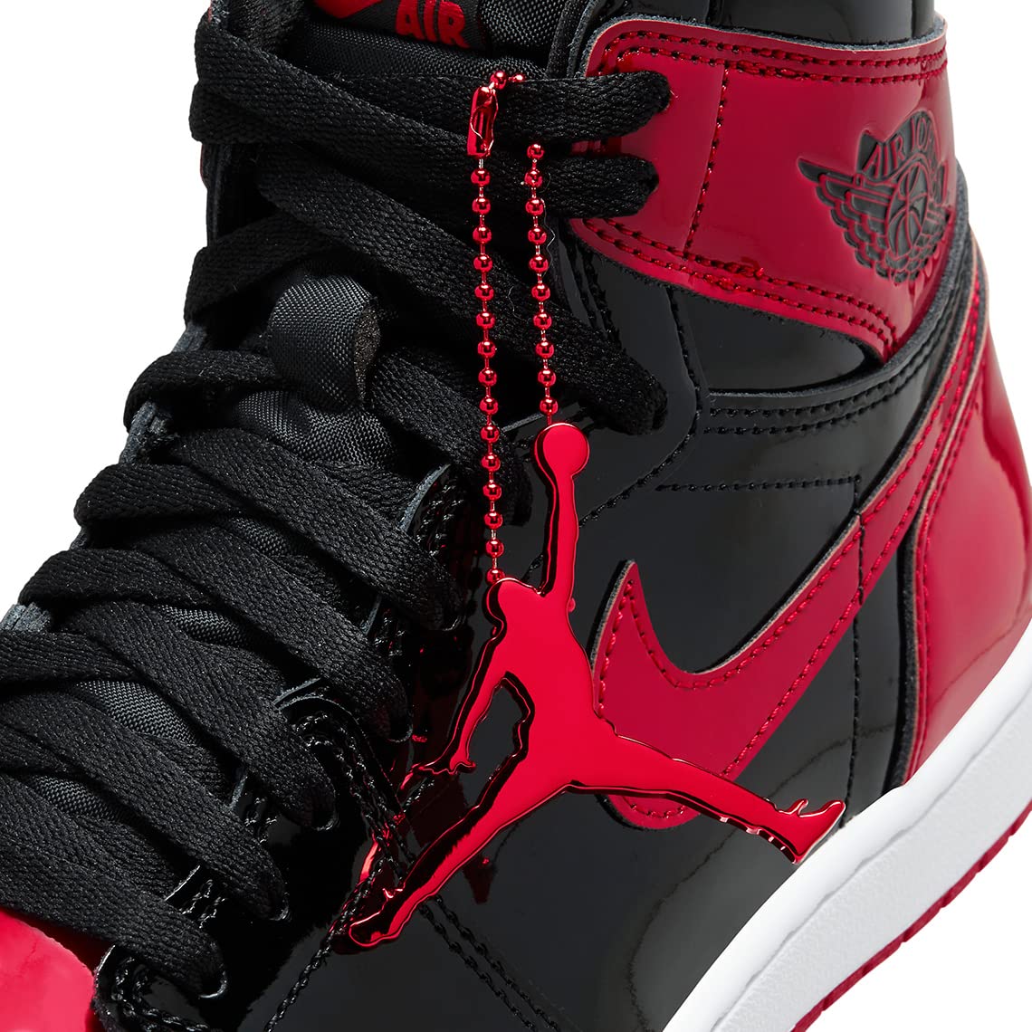 Nike Men's Air Jordan 1 Retro High OG Sneaker Bred Black and Red