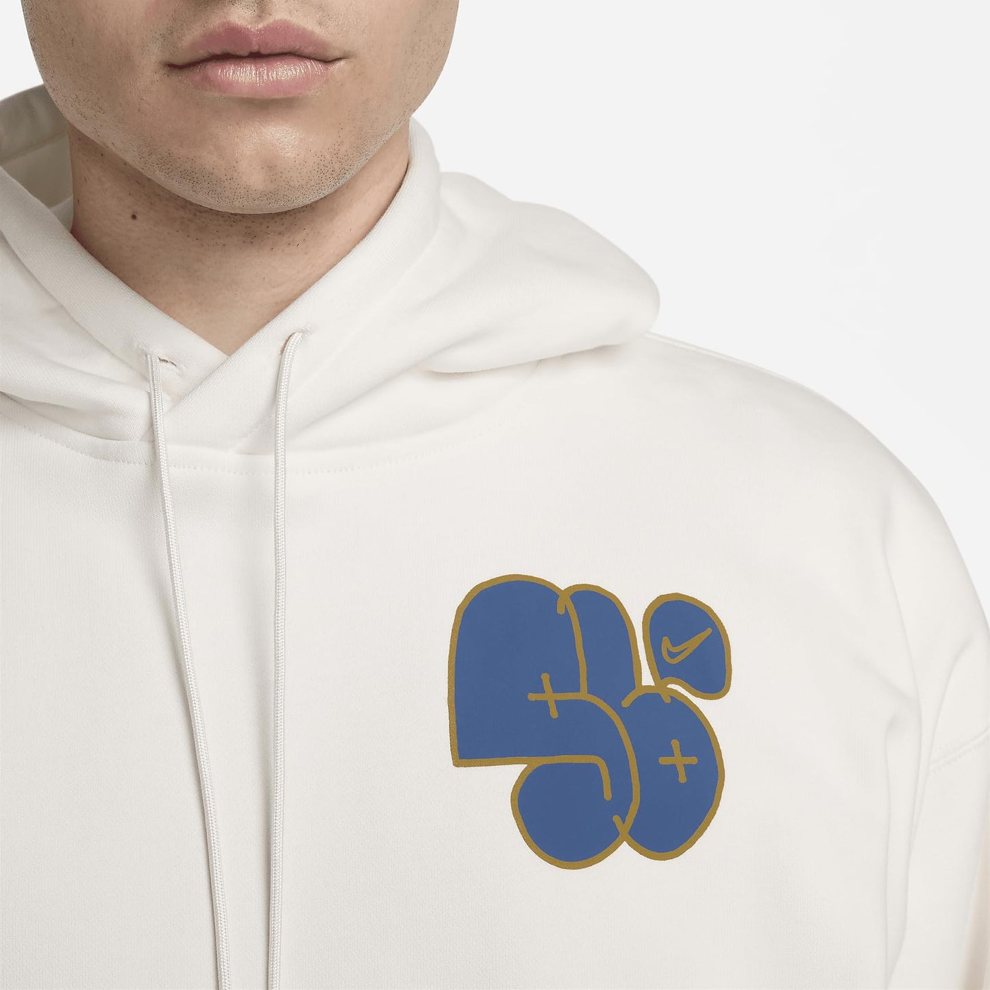 Nike SB Fleece Pullover Skate Hoodie (FN2579-133, Sail)
