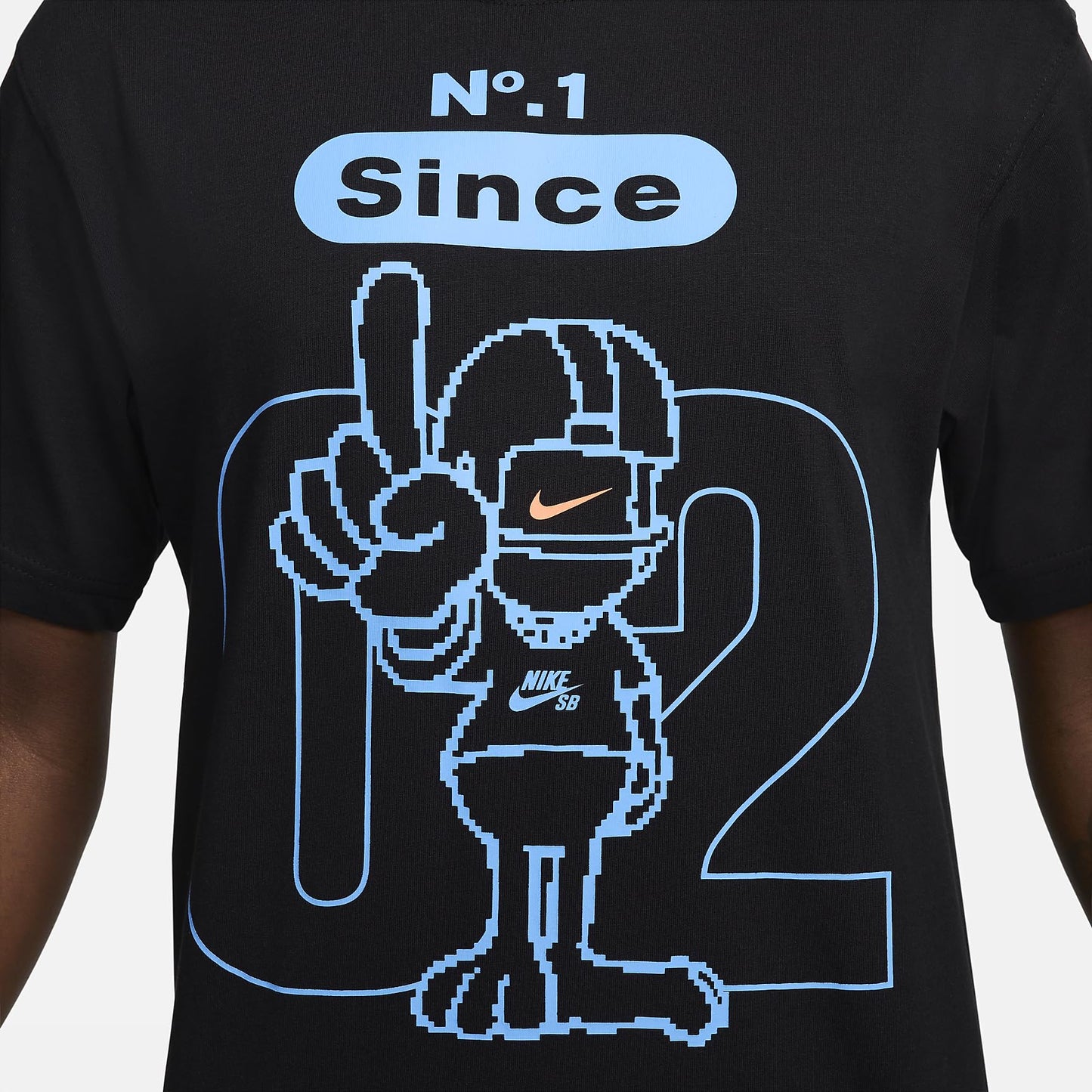 Nike SB Skate T-Shirt (Black, FV3498-010) Size Small