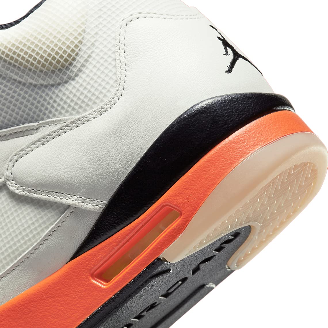 Nike Air Jordan 5 Retro Se Mens Basketball Trainers Sneakers Shoes White/Orange