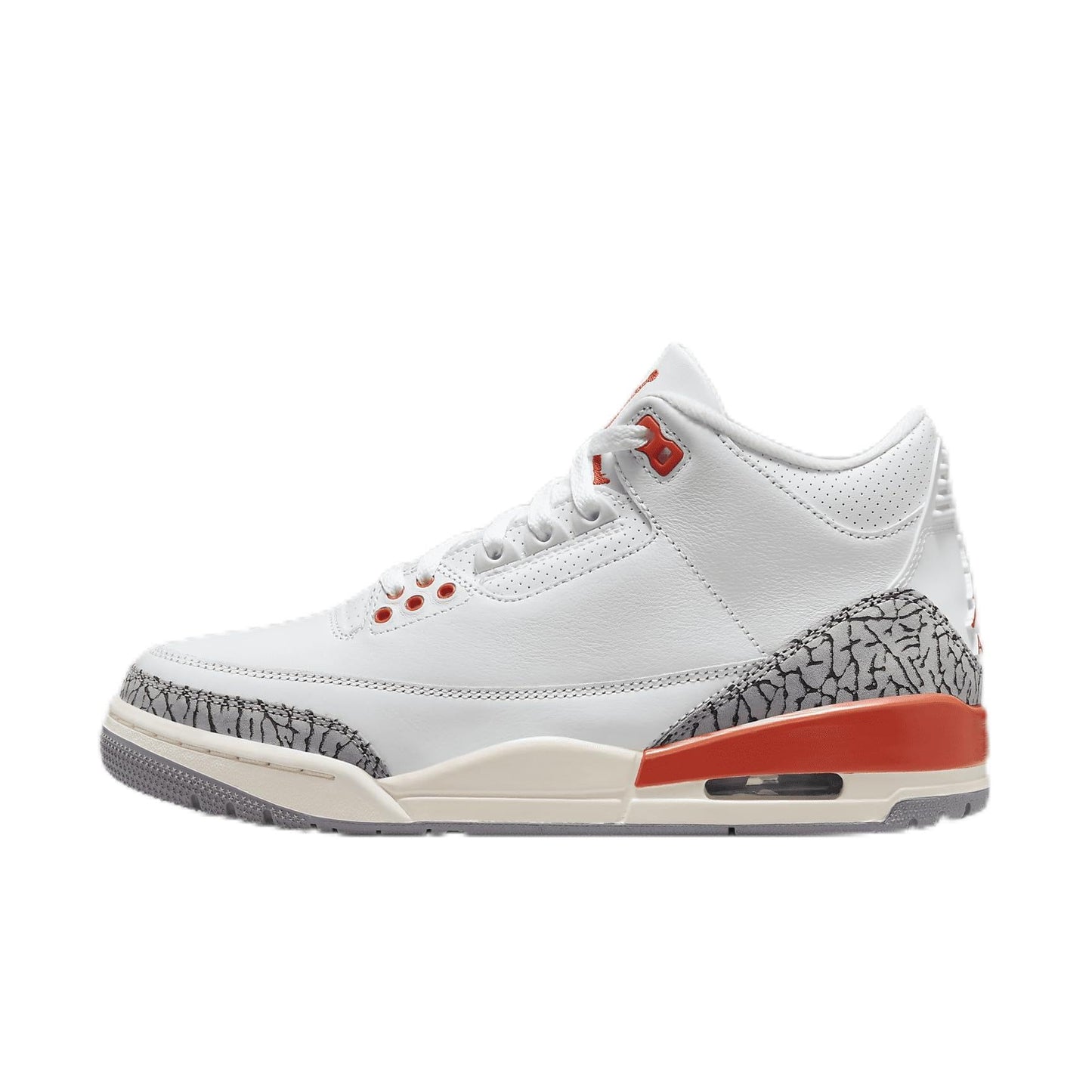 Air Jordan 3 Retro Women's Shoes (CK9246-121, White/Sail/Cement Grey/Cosmic Clay)