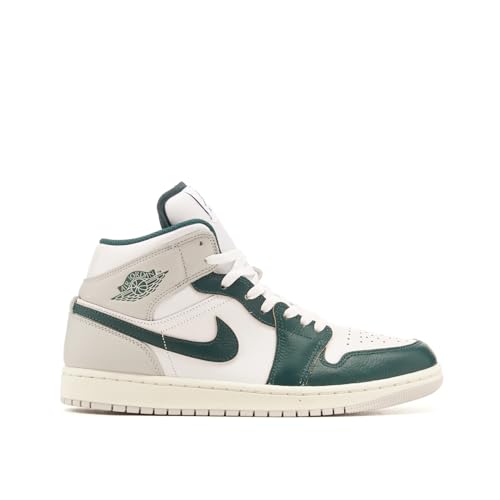 Nike Men's Air Jordan 1 Mid SE Sneaker White/Sail/Neutral Grey/Oxidized Green