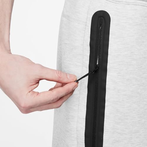 Nike Sportswear Tech Fleece Men's Shorts (Birch Heather/Black, FB8171-051) Size Medium