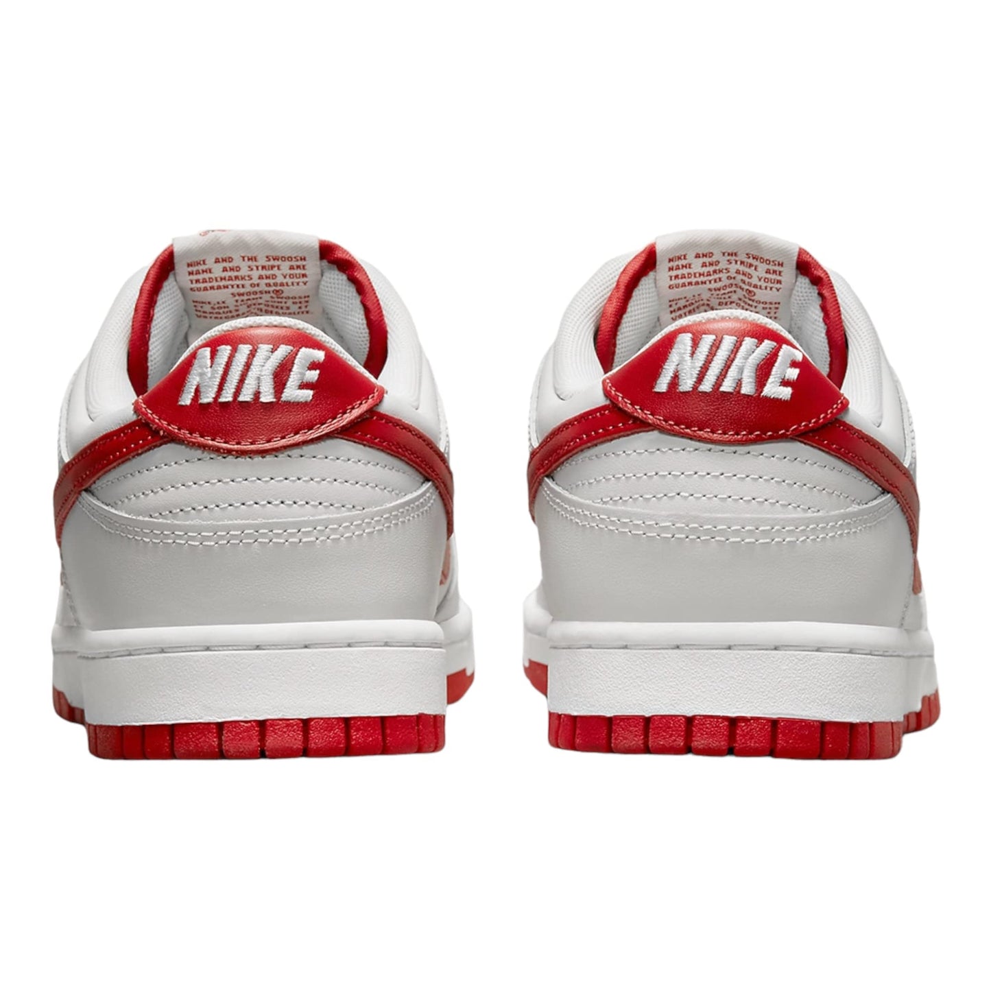 Nike Men's Dunk Low Sneaker Grey/Varsity Red/White