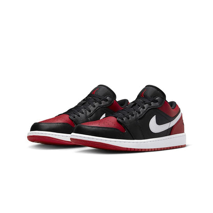 Nike Mens Air Jordan 1 Basso Bianco Nero