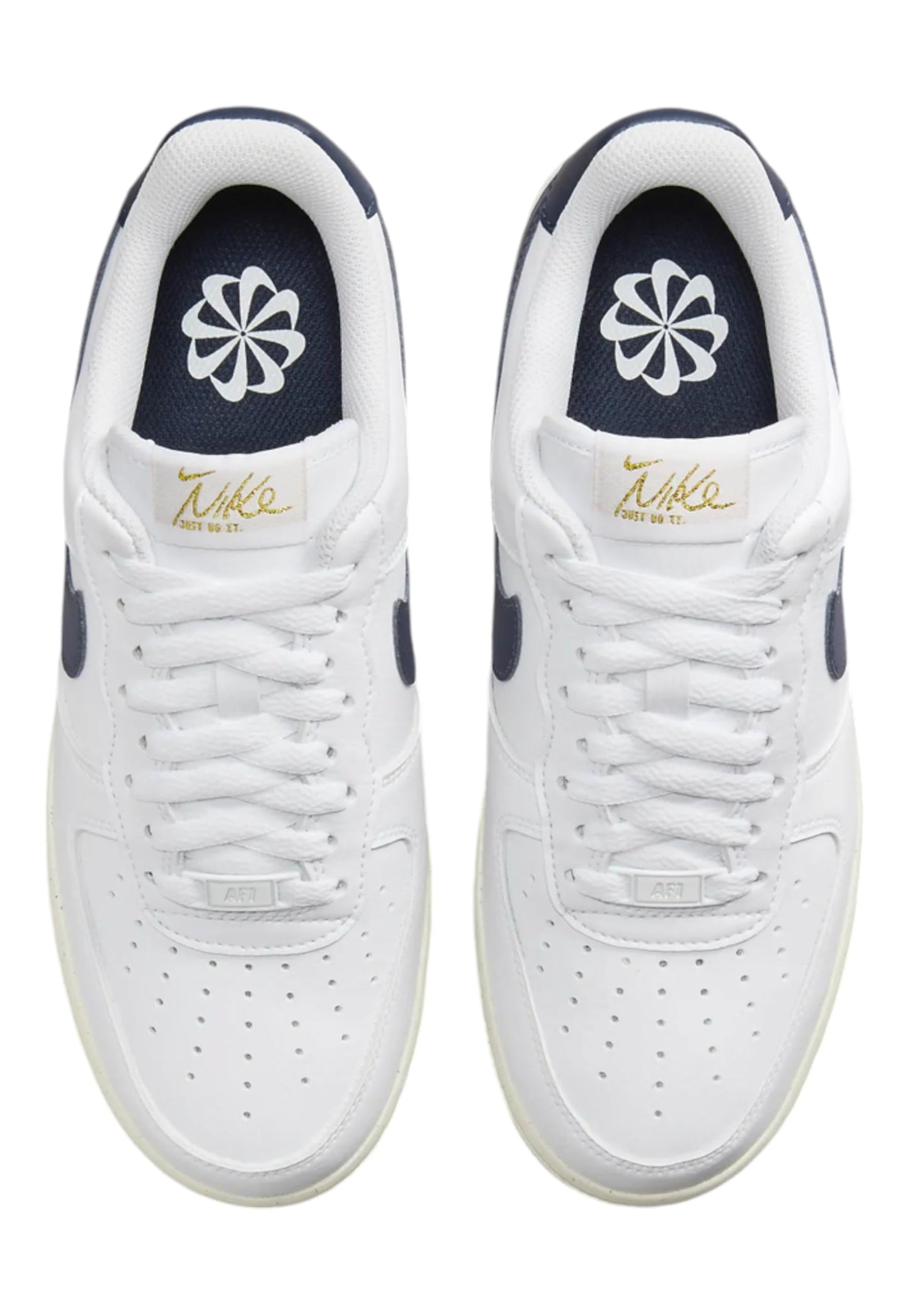 Nike Air Force 1 '07 Womens Shoes White/Obsidian-pale Ivory