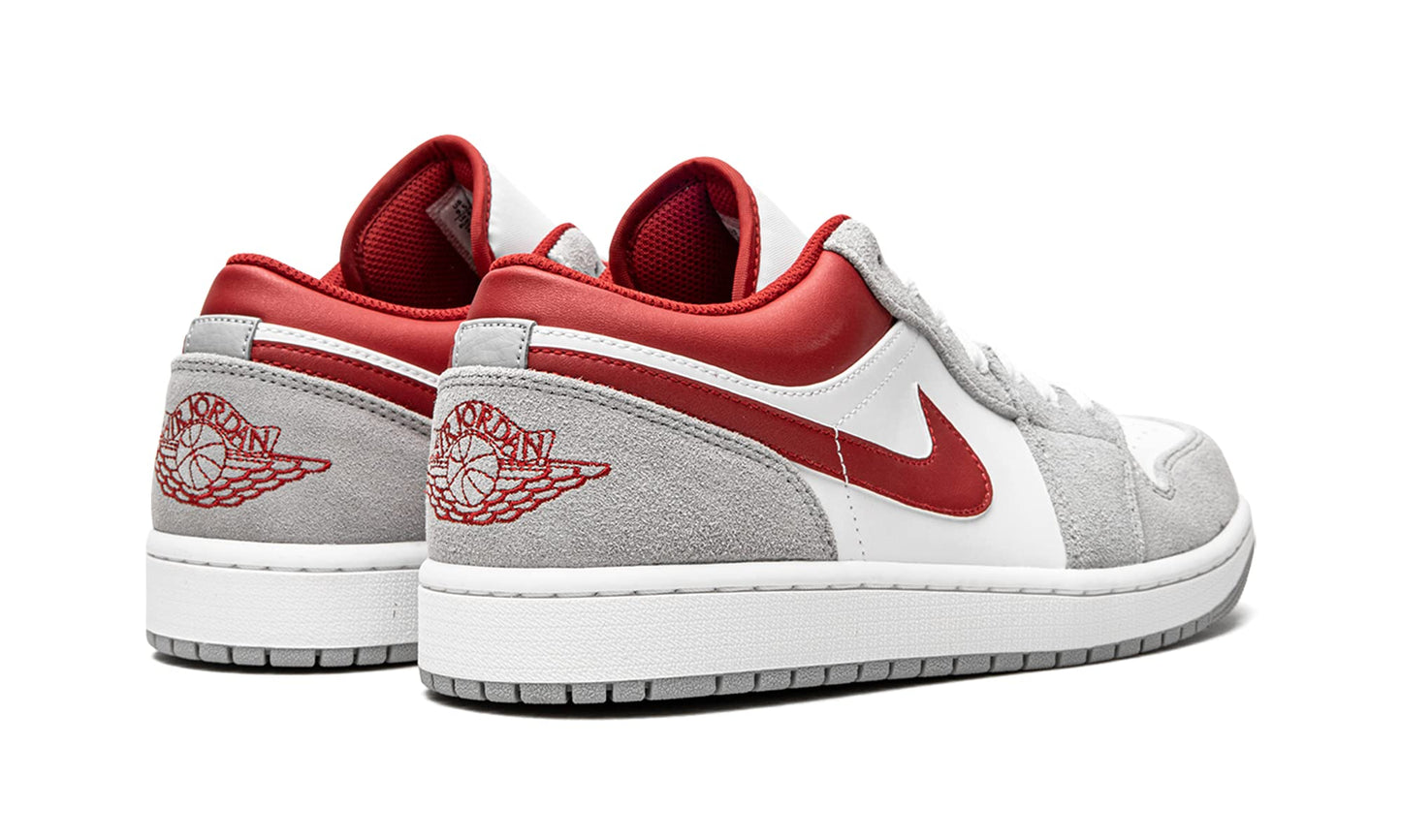 Jordan Mens AIR Jordan 1 Low SE DC6991 016 White/Grey/Red