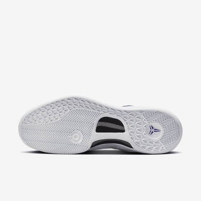 Kobe VIII Protro Basketball Shoes (HF9550-100, White/University Gold/Court Purple)