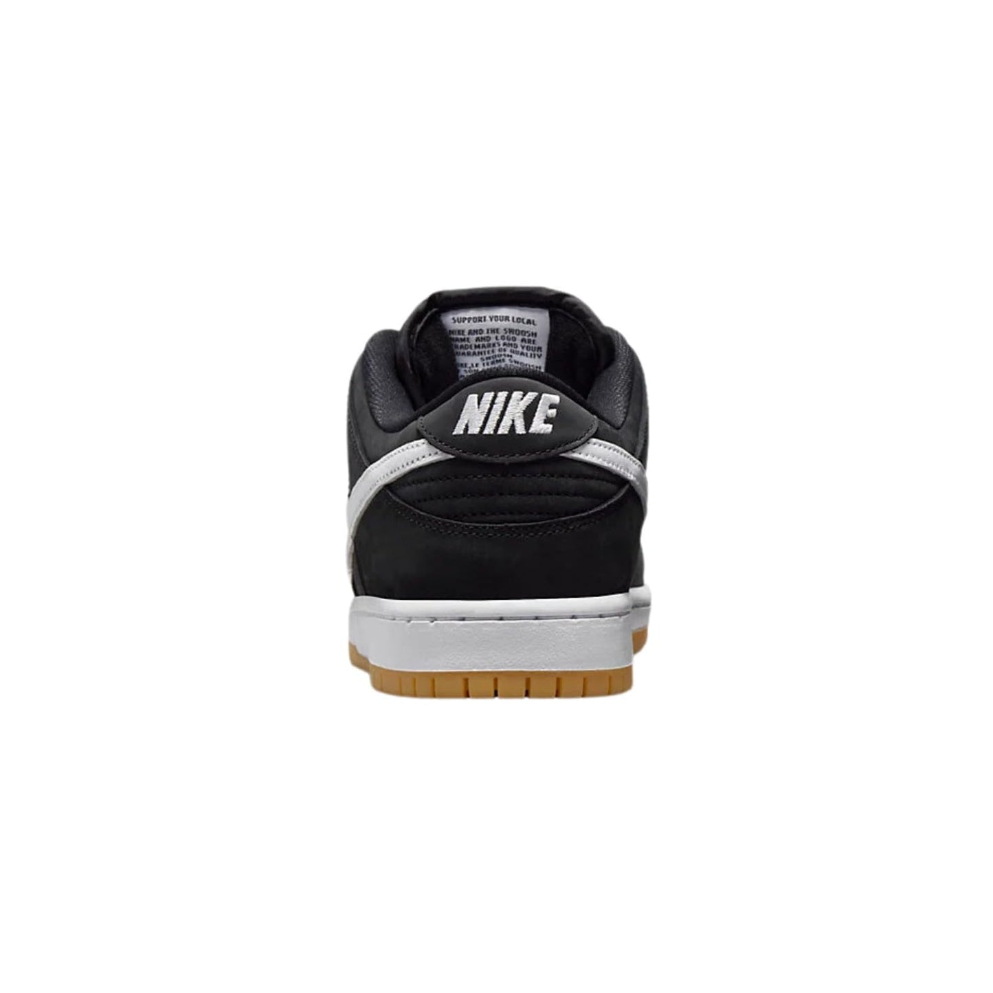 Nike Men's SB Dunk Low Pro Skate Shoes Black and White