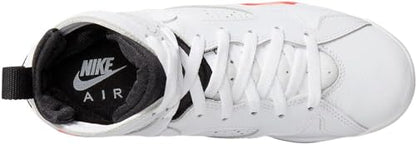 Jordan Mens Air Jordan 7 Retro White/Crimson-black