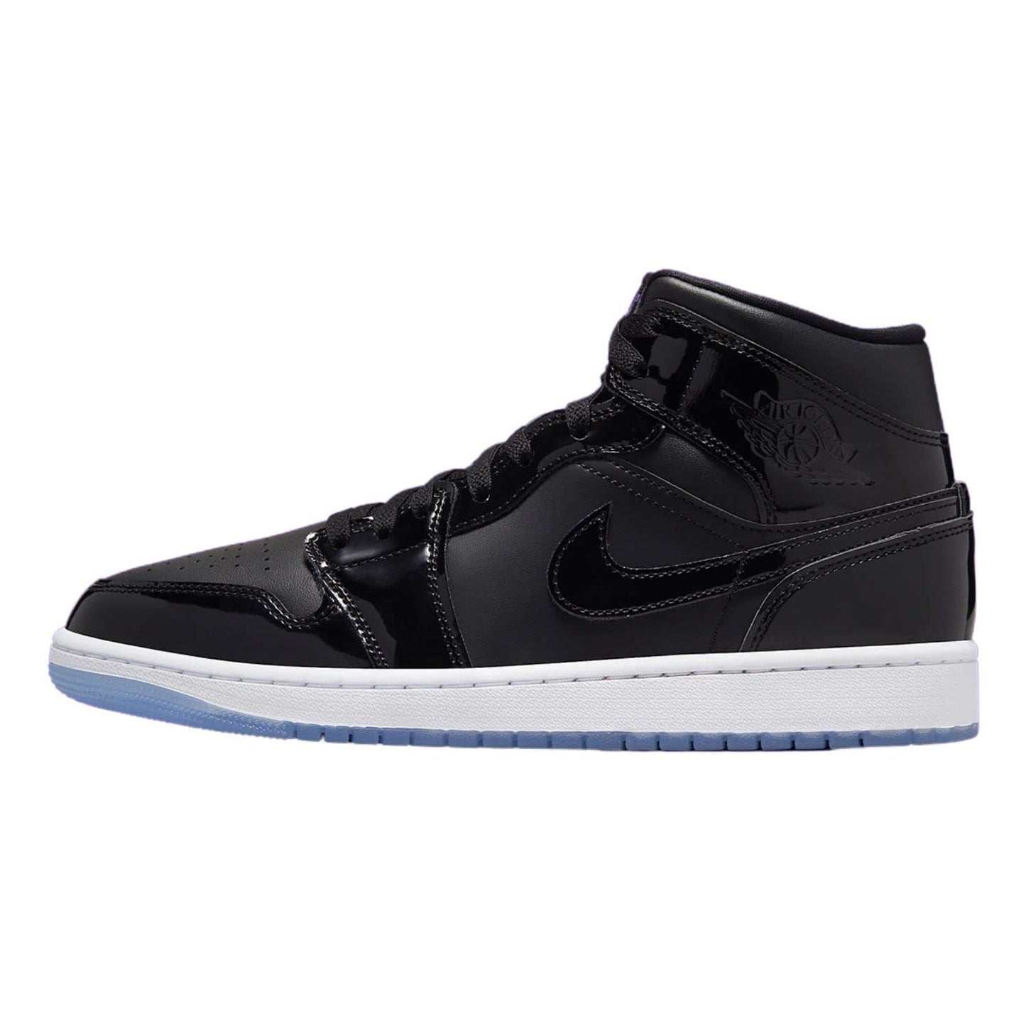 Nike Men's Air Jordan 1 Mid SE Sneaker Black/Dark Concord-white