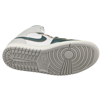 Jordan Men's 1 Mid SE White/Oxidized Green-Sail (FQ7720 103) - 11.5