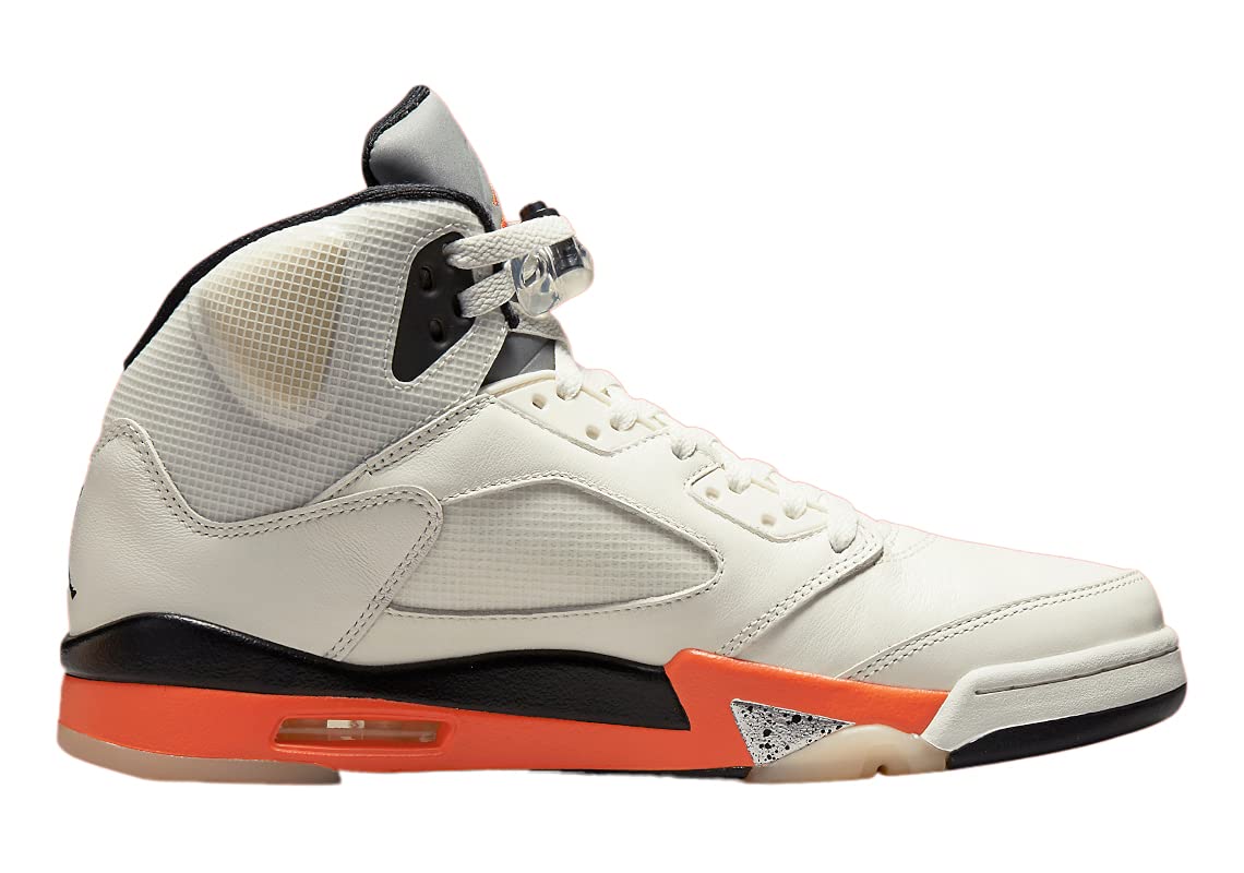 Nike Air Jordan 5 Retro Se Mens Basketball Trainers Sneakers Shoes White/Orange