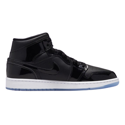 Nike Men's Air Jordan 1 Mid SE Sneaker Black/Dark Concord-white