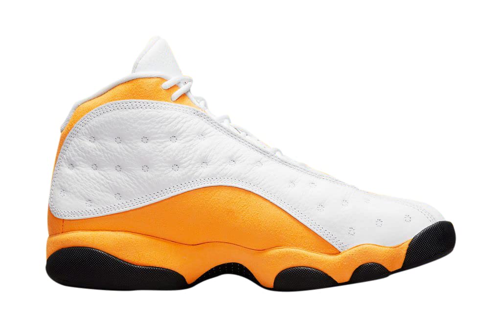 Nike Men's Air Jordan 13 Shoes White/University Red-del Sol