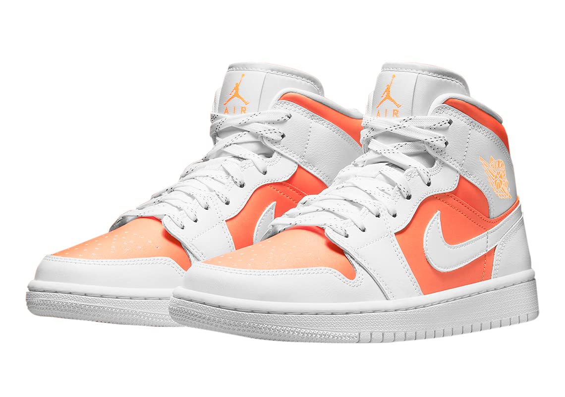 Nike Mens Basketball White/Bright Citrus