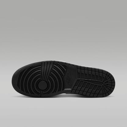 Air Jordan 1 Mid Men's Shoes White/Rust Pink/Black