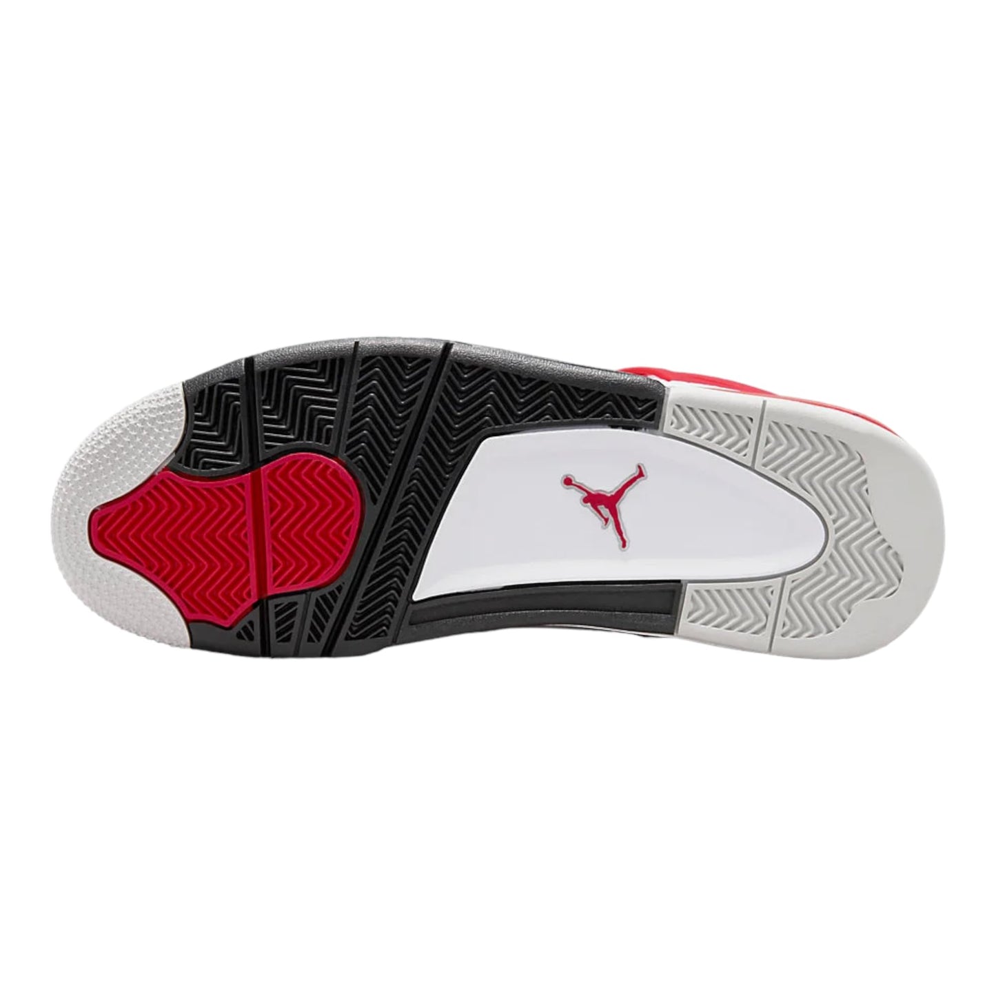 Nike Men's Air Jordan 4 Retro Sneaker White/Fire Red-black Cement