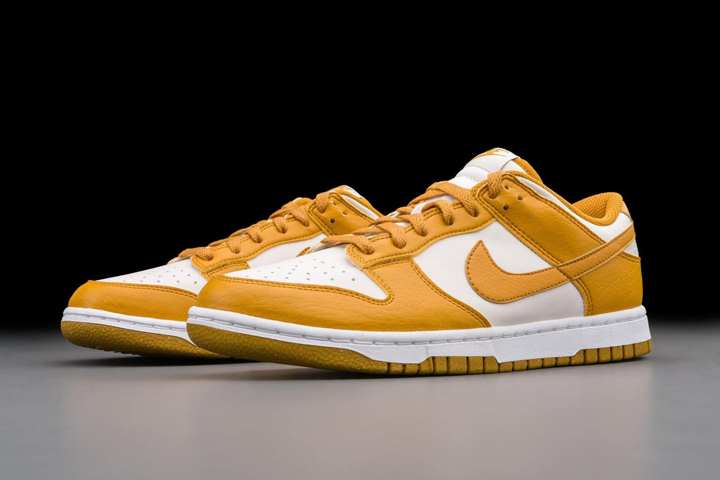 Nike Women's Dunk Low Next Nature Sneaker Phantom/Gold Suede/White/Volt