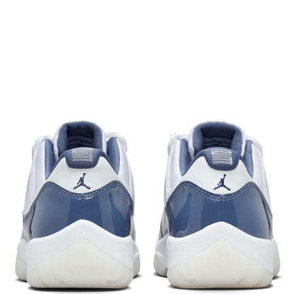 Air Jordan 11 Retro Low Diffused Blue Men's Shoes (FV5104-104, White/Diffused Blue/Football Grey) Size 13