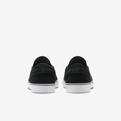 Nike SB Janoski+ Slip Skate Shoes (FN5893-001, Black/Black/Black/White)