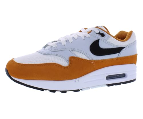 Nike Men's Air Max 1 Shoes White Monarch Pure Platinum Black