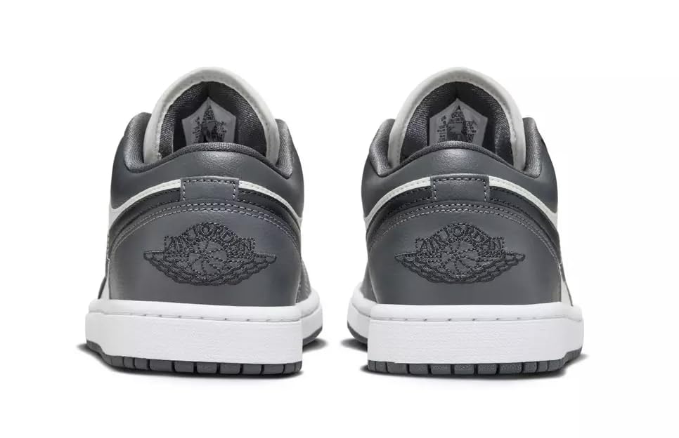 Nike Women's Jordan 1 Low Sail/Off Noir-Dark Grey-White (DC0774-102) (Sail/Off Noir-Dark Grey-White, US Footwear Size System, Adult, Women, Numeric, Medium, 8.5)