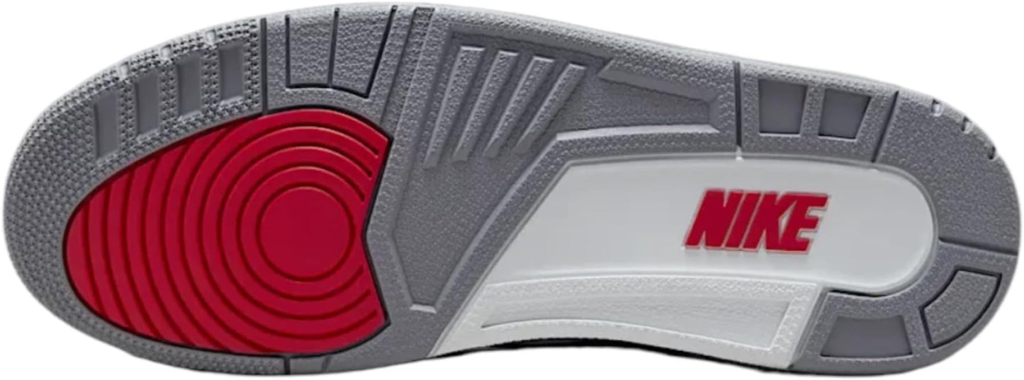 Nike Men's Sneaker Black/Grey-red
