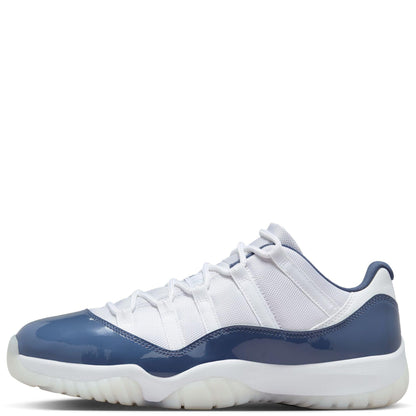 Air Jordan 11 Retro Low Diffused Blue Men's Shoes (FV5104-104, White/Diffused Blue/Football Grey) Size 13