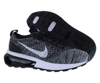Women's Nike Air Max FlyKnit Racer - Black / White