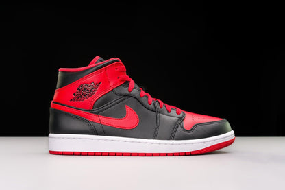 Nike Men Basketball Shoes Sneakers Black Fire Red White