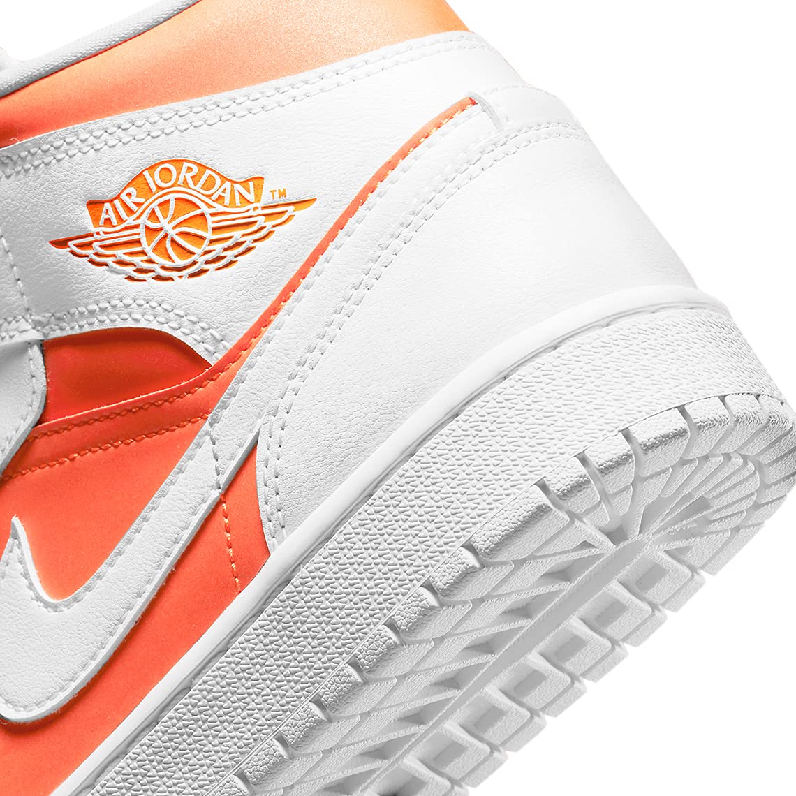 Nike Mens Basketball White/Bright Citrus
