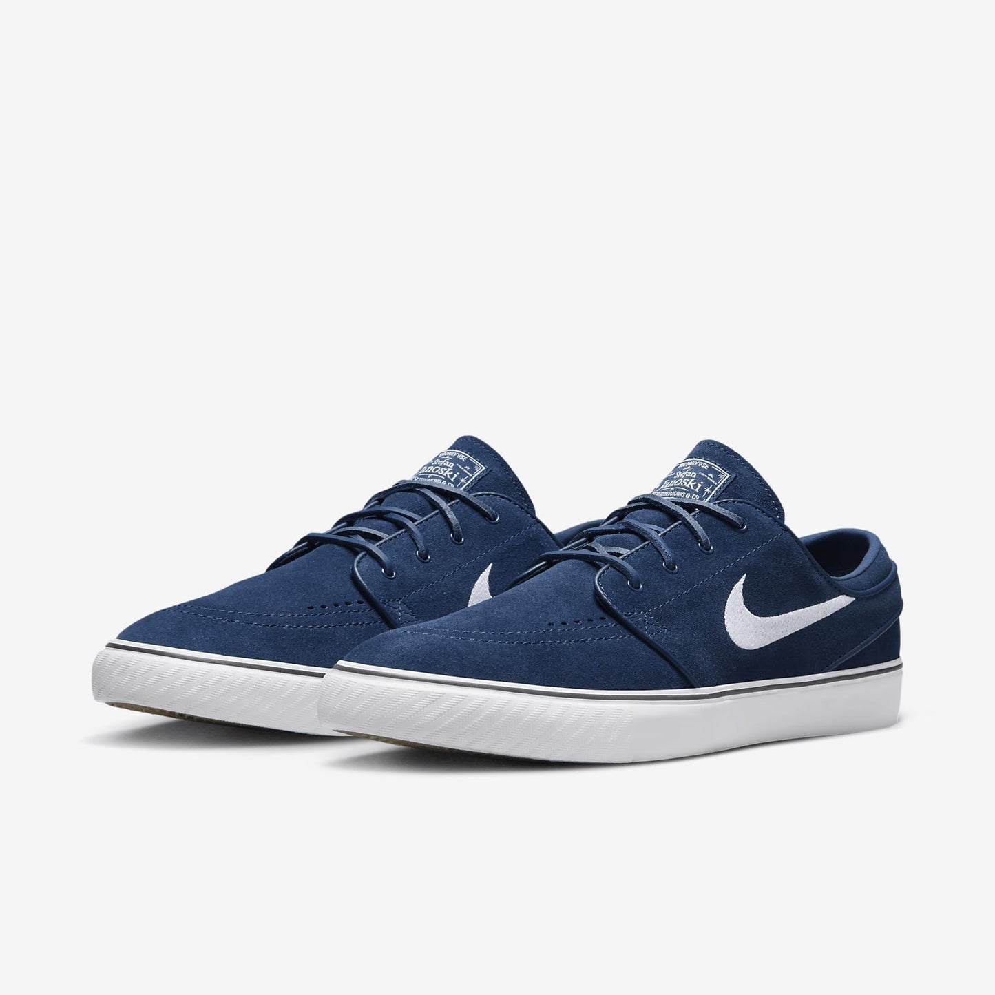 Nike SB Zoom Janoski OG+ Skate Shoes (FD6757-400, Navy/Navy/White/White)