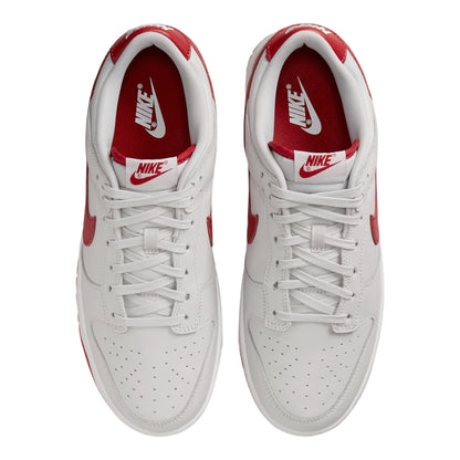 Nike Men's Dunk Low Sneaker Grey/Varsity Red/White