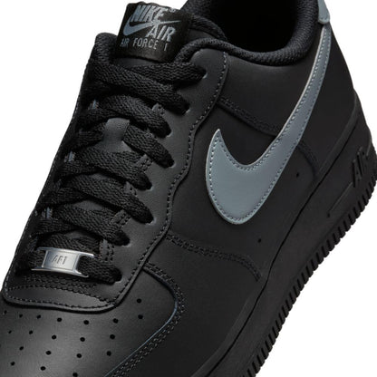 Nike Air Force 1 '07 Mens Lifestyle Shoes (Black/Grey) (FJ4146-003, Black/Grey)