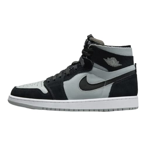 Nike Men's Air Jordan 1 Zoom CMFT 2 Sneaker Black/White-lt Smoke Grey