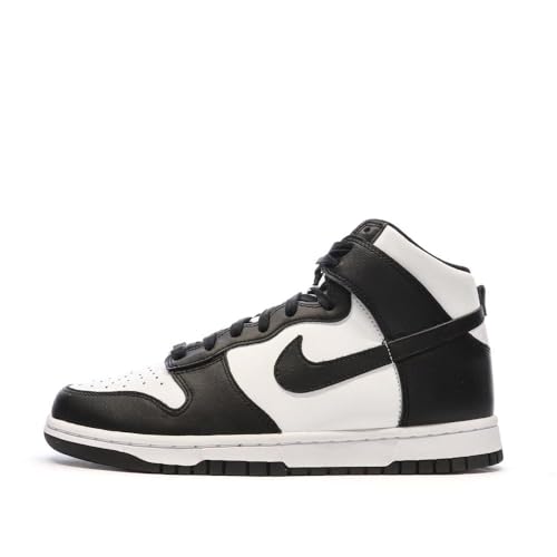 Nike Mens Dunk High Retro White Black Total Orange