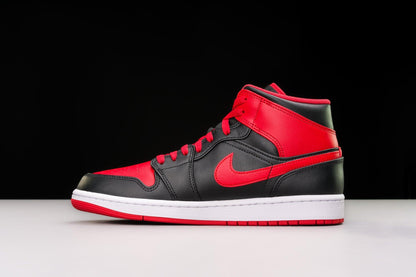Nike Men Basketball Shoes Sneakers Black Fire Red White