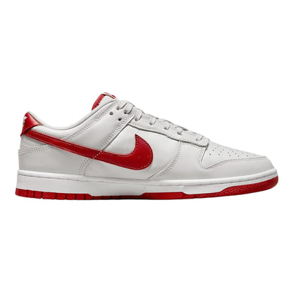 Nike Men's Dunk Low Sneaker Grey/Varsity Red/White