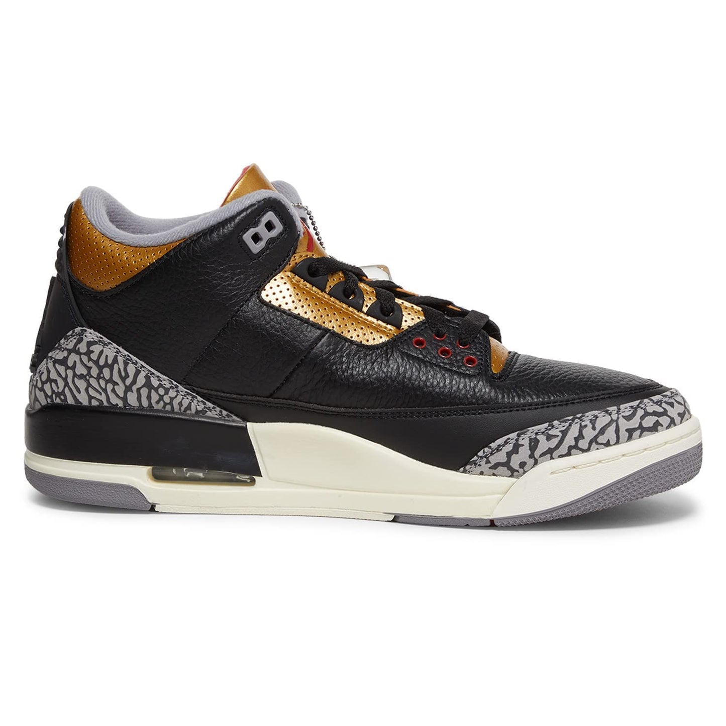 Jordan Womens WMNS Air Jordan 3 CK9246 067 Black Cement Gold Black, Brown