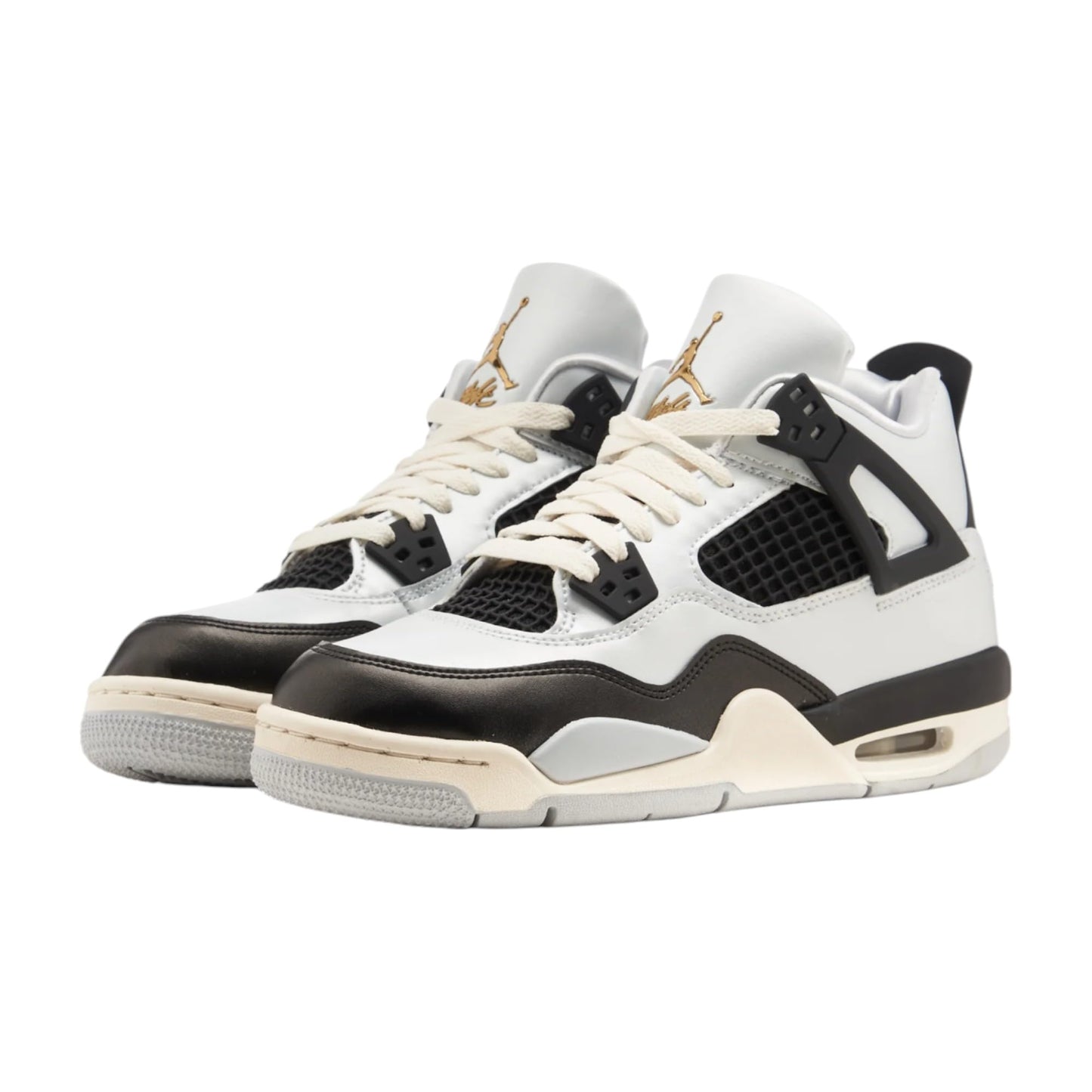 Nike Kid's Air Jordan 4 Retro Sneaker Pure Platinum