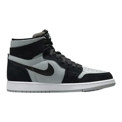 Nike Men's Air Jordan 1 Zoom CMFT 2 Sneaker Black/White-lt Smoke Grey