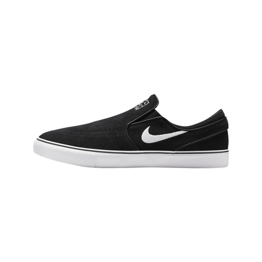 Nike SB Janoski+ Slip Skate Shoes (FN5893-001, Black/Black/Black/White)